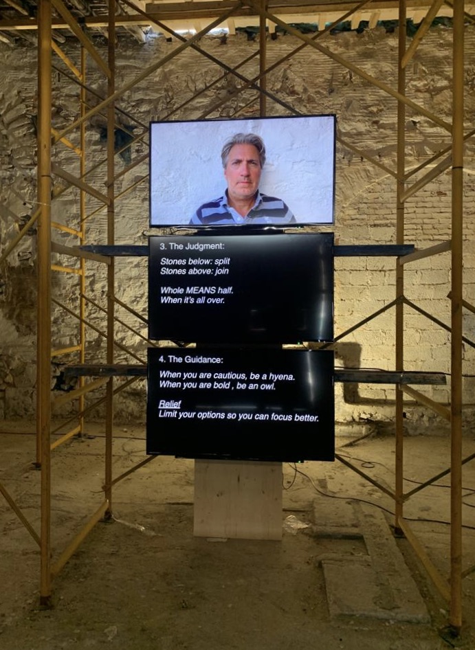 The Oracle of Paros installation