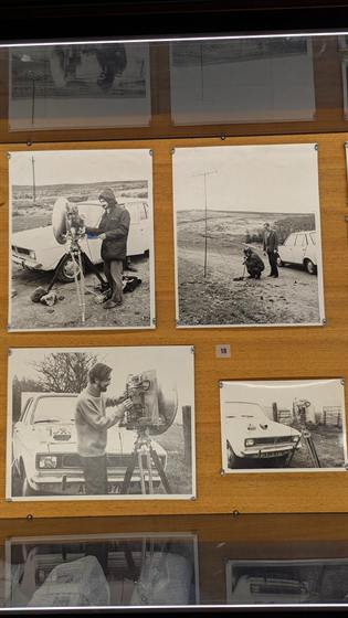 Black and white documentary field photographs